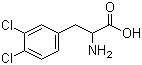 结构式 CAS# 5472-67-3, 3,4-二氯苯丙氨酸