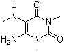1,3-Dimethyl-5-methylamino-6-aminouracil molecular structure (CAS 54729-62-3)