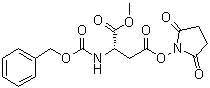 O-(2,5-Dioxo-1-pyrrolidinyl)-4-oxo-N-[(phenylmethoxy)carbonyl]-L-homoserine methyl ester molecular structure (CAS 54743-84-9)