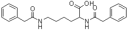 N2,N6-Bis(phenylacetyl)lysine molecular structure (CAS 54759-55-6)