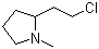 2-(2-Chloroethyl)-1-methylpyrrolidine molecular structure (CAS 54777-54-7)