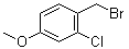 2-Chloro-4-methoxybenzyl bromide molecular structure (CAS 54788-17-9)