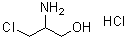 2-Amino-3-chloro-1-propanol hydrochloride molecular structure (CAS 54798-73-1)