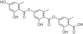 Gyrophoric acid molecular structure (CAS 548-89-0)