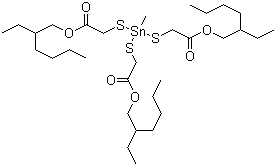 Triisooctyl 2,2',2''-[(methylstannylidyne)tris(thio)]triacetate molecular structure (CAS 54849-38-6)