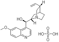 奎宁硫酸盐分子结构 (CAS 549-56-4)