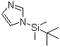 1-(叔丁基二甲基硅烷基)咪唑分子结构 (CAS 54925-64-3)