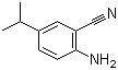 2-氨基-5-(1-甲基乙基)苯腈分子结构 (CAS 549488-76-8)