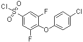 4-(4-Chlorophenoxy)-3,5-difluorobenzenesulfonyl chloride molecular structure (CAS 549547-34-4)