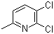 2,3-Dichloro-6-methylpyridine molecular structure (CAS 54957-86-7)