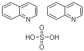 喹啉硫酸盐分子结构 (CAS 54957-90-3)