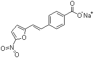 呋喃苯烯酸钠分子结构 (CAS 54992-23-3)