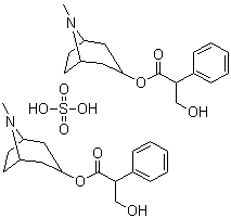 硫酸阿托品分子结构 (CAS 55-48-1)