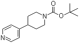 结构式 CAS# 550371-76-1, 4-(4-吡啶基)-1-哌啶羧酸叔丁酯