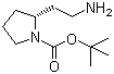 结构式 CAS# 550378-07-9, (R)-2-氨甲基-1-N-叔丁氧羰基吡咯烷