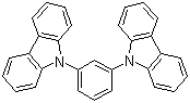 结构式 CAS# 550378-78-4, 9,9'-(1,3-苯基)二-9H-咔唑