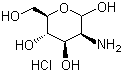 盐酸 D-甘露糖胺分子结构 (CAS 5505-63-5)