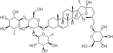 Protodioscin molecular structure (CAS 55056-80-9)