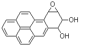 7,8-二羟基-9,10-环氧-7,8,9,10-四氢苯并[a]芘分子结构 (CAS 55097-80-8)