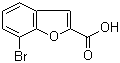 7-Bromobenzofuran-2-carboxylic acid molecular structure (CAS 550998-59-9)