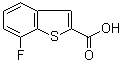 7-Fluorobenzo[b]thiophene-2-carboxylic acid molecular structure (CAS 550998-67-9)