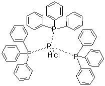 Hydridotris(triphenylphosphine)ruthenium chloride molecular structure (CAS 55102-19-7)
