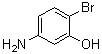 5-Amino-2-bromophenol molecular structure (CAS 55120-56-4)