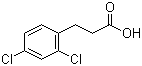 structure of CAS# 55144-92-8, 3-(2,4-Dichlorophenyl)propionic acid