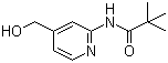 N-(4-Hydroxymethylpyridin-2-yl)-2,2-dimethylpropionamide molecular structure (CAS 551950-45-9)
