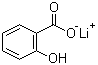 structure of CAS# 552-38-5, Salicylic acid monolithium salt;Lithium salicylate