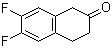 6,7-Difluoro-2-tetralone molecular structure (CAS 552321-02-5)