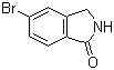 5-Bromo-2,3-dihydroisoindol-1-one molecular structure (CAS 552330-86-6)