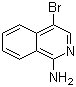 1-Amino-4-bromoisoquinoline molecular structure (CAS 55270-27-4)
