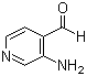 结构式 CAS# 55279-29-3, 3-氨基吡啶-4-甲醛