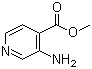 structure of CAS# 55279-30-6, 3-Aminopyridine-4-carboxylic acid methyl ester;Methyl 3-amino isonicotinate