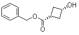顺式-3-羟基环丁烷羧酸苄酯分子结构 (CAS 552849-32-8)