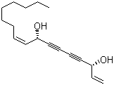 Falcarindiol molecular structure (CAS 55297-87-5)