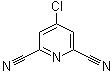 structure of CAS# 55306-66-6, 4-Chloro-2,6-pyridinedicarbonitrile