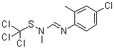 N'-(4-Chloro-2-methylphenyl)-N-methyl-N-[(trichloromethyl)thio]methanimidamide molecular structure (CAS 55311-57-4)