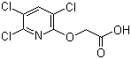 structure of CAS# 55335-06-3, Triclopyr;3,4,6-Trichloro-2-pyridinyloxyacetic acid; (3,5,6-Trichloro-2-pyridinyl)oxyacetic acid