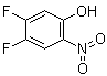结构式 CAS# 55346-97-9, 4,5-二氟-2-硝基苯酚
