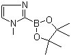 结构式 CAS# 553651-31-3, 1-甲基-1H-咪唑-2-硼酸频哪醇酯