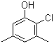 2-氯-3,5-二甲基苯酚分子结构 (CAS 5538-41-0)