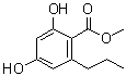 2,4-Dihydroxy-6-propylbenzoic acid methyl ester molecular structure (CAS 55382-52-0)
