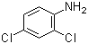 2,4-二氯苯胺分子结构 (CAS 554-00-7)