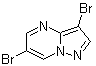 结构式 CAS# 55405-68-0, 3,6-二溴吡唑并[1,5-a]嘧啶