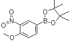 4-Methoxy-3-nitrophenylboronic acid pinacol ester molecular structure (CAS 554411-20-0)