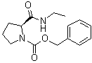Benzyloxycarbonylproline ethyl amide molecular structure (CAS 55446-81-6)