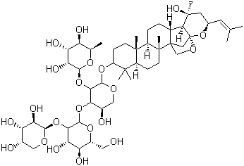 Jujuboside B molecular structure (CAS 55466-05-2)