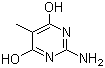 2-氨基-4,6-二羟基-5-甲基嘧啶分子结构 (CAS 55477-35-5)
